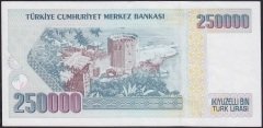7.EMİSYON 1.TERTİP 250000 LİRA D23 013859 ÇÇT ÇİLALTI