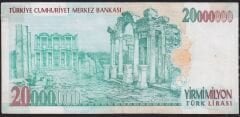 7.Emisyon 20 000 000 Lira G79 950965 Temiz