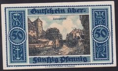 ALMANYA 50 PFENNİNG NOTGELD 1921 ÇİL