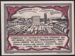 Almanya 75 Pfennig Notgeld 1922 Çil