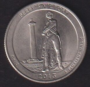 Amerika Çeyrek Dolar 2013 D Hatıra Perry'nin Zaferi ve Uluslararası Barış Anıtı Bölgesi