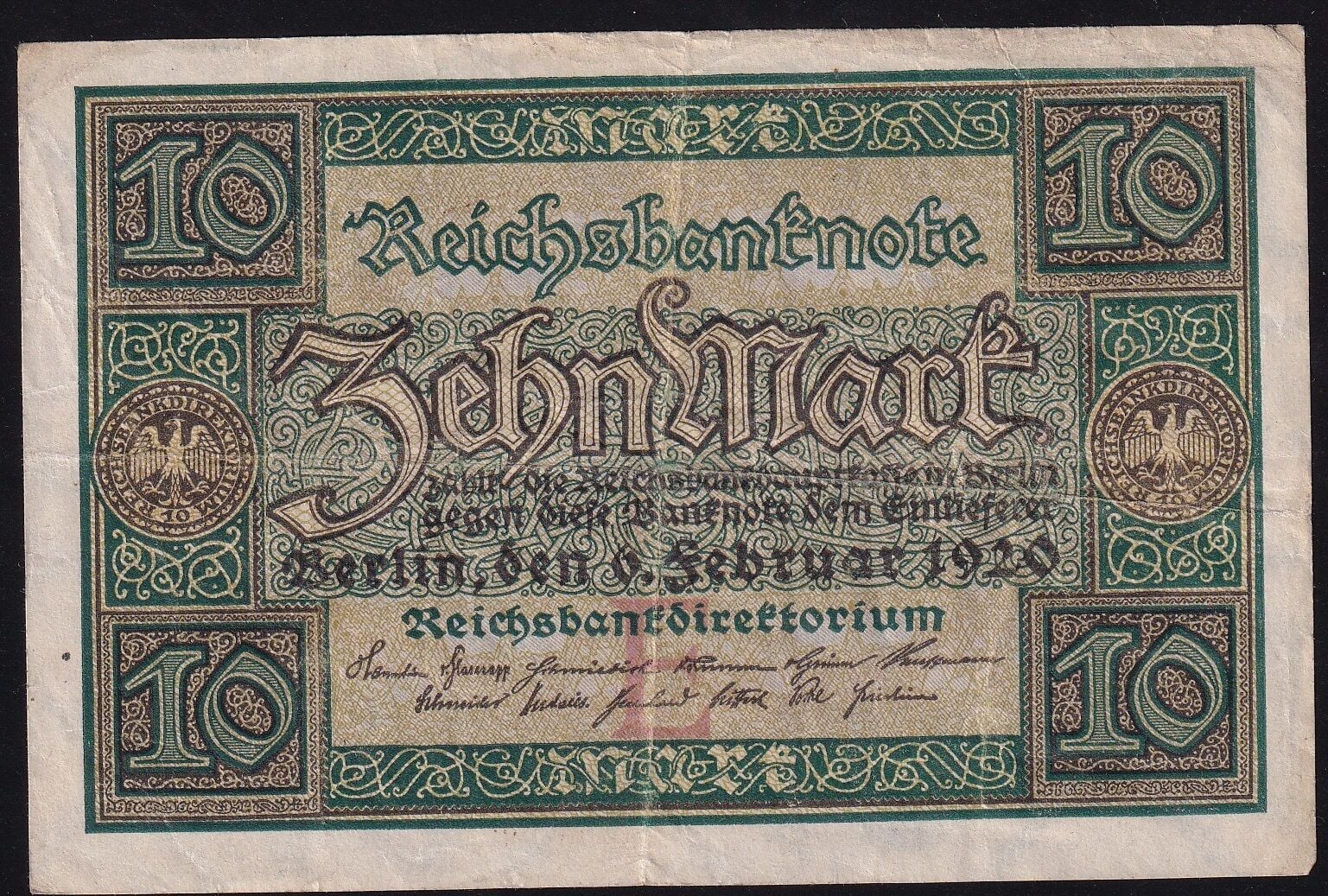 Almanya 10 Mark 1920 Çok Temiz+