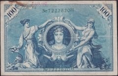 Almanya 100 Mark 1908 Çok Temiz