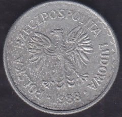 POLONYA 1 ZLOTY 1988