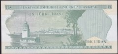 6.EMİSYON 2.TERTİP 10 LİRA J55 307559 ÇİLALTI ÇİL