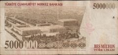 7.Emisyon 5 000 000 Lira I85 902668 Çok Temiz