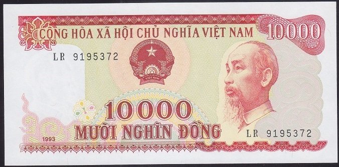 VİETNAM 10000 DONG 1993 ÇİL