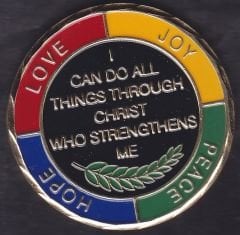 Hristiyanlık Temalı Madalya 43 mm