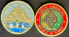 Matrakçı Nasuh Efendi 450. Doğum Yılı 2014 Hatıra Madalya - 43 mm