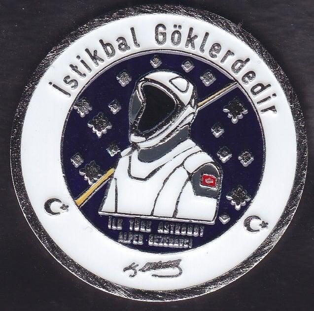 Türkiye'nin İlk Uzay Misyonu Madalya 5 cm - Alper Gezeravcı