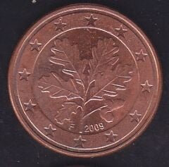 Avrupa Birliği 5 Euro Cent 2009 F Almanya