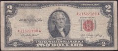 Amerika 2 Dolar 1953 Temiz Kırmızı Mühür