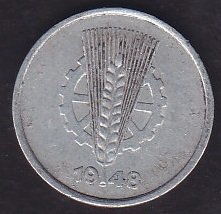 Almanya ( Demokratik ) 1 Pfennig 1948