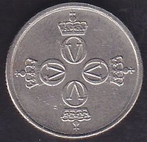 NORVEÇ 25 ÖRE 1977