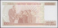 7.EMİSYON 3.TERTİP 100000 LİRA F50 152913 ÇİLALTI