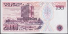 7.Emisyon 1.Tertip 20000 Lira E87 819966 Çil
