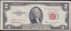 Amerika 2 Dolar 1953C Çok Temiz (Kırmızı Mühür)