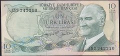 6.EMİSYON 2.TERTİP 10 LİRA J52 242210 ÇÇT +