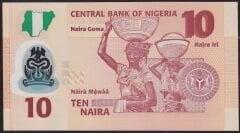 Nijerya 10 Naira 2024 Çil Polimer ( 222 )