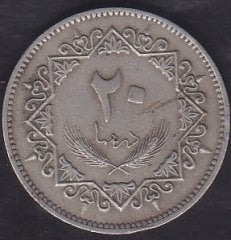 LİBYA 20  DİRHEM 1975