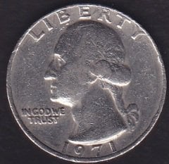 Amerika Çeyrek Dolar 1971