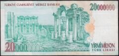 7.Emisyon 20 000 000 Lira G61 126271 Çok Temiz+