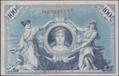 Almanya 100 Mark 1908 Çok Temiz +