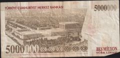 7.Emisyon 5 000 000 Lira I82 931272 Haliyle