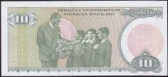 7.Emisyon 1.Tertip 10 Lira B15 403496 Çil