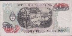 Arjantin 10 Pesos 1983 - 1985 Çok Temiz+ Pick 313a