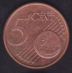 Avrupa Birliği 5 Euro Cent 2009 A Almanya