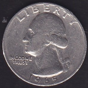 Amerika Çeyrek Dolar 1965