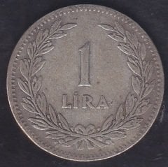 1947 Yılı 1 Lira Gümüş