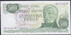 Arjantin 500 Pesos 1977 Çilaltı