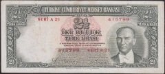 2.Emisyon 2.5 Lira A21 415799 Çok Temiz +