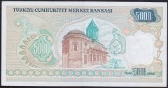 7.EMİSYON 1.TERTİP 5000 LİRA A54 819242 ÇİLALTI ÇİL