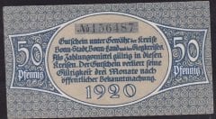ALMANYA 50 PFENNİNG NOTGELD 1920 ÇİL