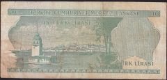 6.Emisyon 2.Tertip 10 Lira J75 119229 Çok Temiz