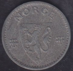 NORVEÇ 50 ÖRE 1942