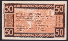 ALMANYA 50 PFENNİNG NOTGELD 1920 ÇİL