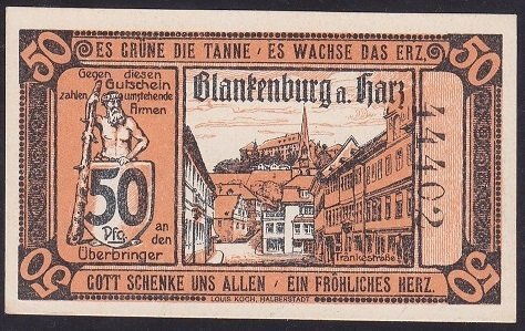 ALMANYA 50 PFENNİNG NOTGELD 1920 ÇİL