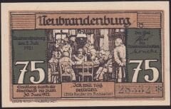 Almanya 75 Pfennig Notgeld 1921 Çil