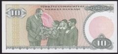 7.Emisyon 1.Tertip 10 Lira B15 403498 Çil