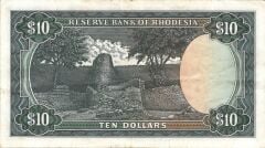 Rhodesia 10 Dolar 1976 Çok Temiz+ Pick 37