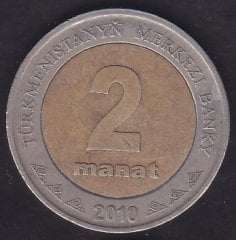 Türkmenistan 2 Manat 2010