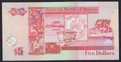 BELIZE 5 DOLAR 2011 ÇİL KRALİÇE