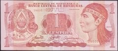 Honduras 1 Lempira 2006 Çilaltı Çil ( Bandrol baskı izi var ) Pick84e