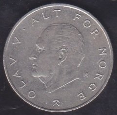 NORVEÇ 1 KRONE 1976