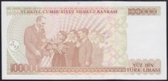 7.EMİSYON 3.TERTİP 100000 LİRA F72 662779 ÇİLALTI