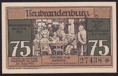 Almanya 75 Pfennig Notgeld 1921 Çil